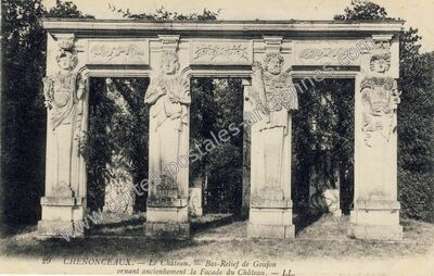 Carte postale ancienne Chenonceaux ch — Chenonceaux (Indre-et-Loire)