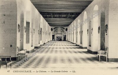 Carte postale ancienne Chenonceaux ch — Chenonceaux (Indre-et-Loire)