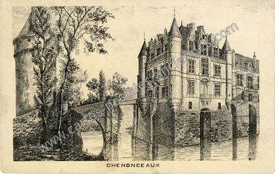 Carte postale ancienne Chenonceaux ch — Chenonceaux (Indre-et-Loire)