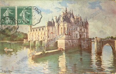 Carte postale ancienne Château de Chenonceaux — Chenonceaux (Indre-et-Loire)