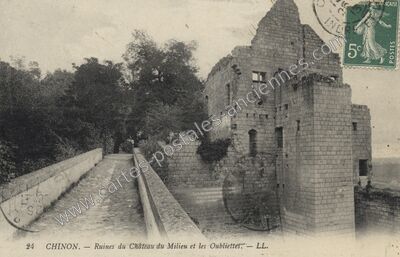 Carte postale ancienne Chinon Ch — Chinon (Indre-et-Loire)