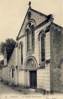 Carte postale ancienne La Chapelle Saint-Louans — Chinon (Indre-et-Loire)