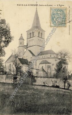 Carte postale ancienne Faye-la-Vineuse