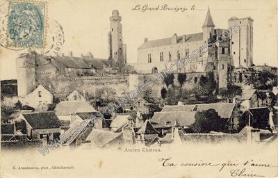 Carte postale ancienne Ancien Château — Le Grand-Pressigny (Indre-et-Loire)
