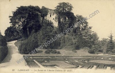 Carte postale ancienne Langeais Ch — Langeais (Indre-et-Loire)