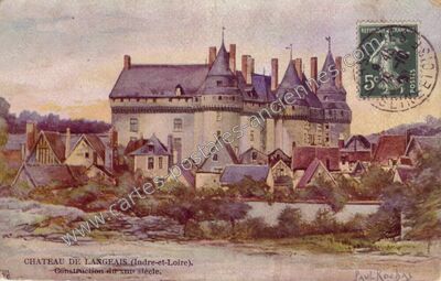 Carte postale ancienne Langeais Ch — Langeais (Indre-et-Loire)