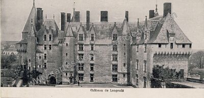 Carte postale ancienne Château — Langeais (Indre-et-Loire)