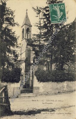Carte postale ancienne La Chapelle — Ligueil (Indre-et-Loire)