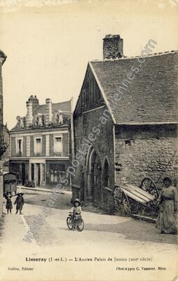 Carte postale ancienne L'Ancien Palais de Justice (XIIIe siècle) — Limeray (Indre-et-Loire)