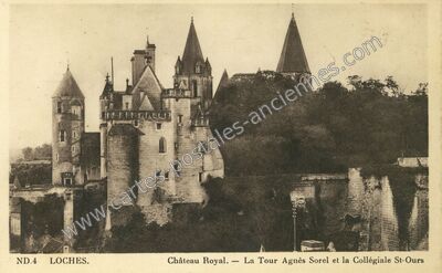 Carte postale ancienne Loches ch — Loches (Indre-et-Loire)