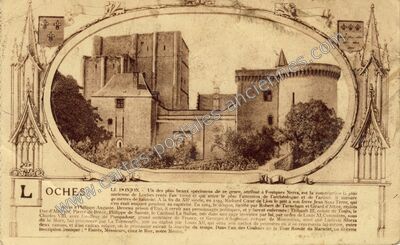 Carte postale ancienne Loches Ch — Loches (Indre-et-Loire)