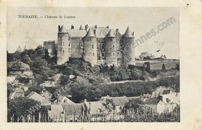 Carte postale ancienne Chateau de Luynes — Luynes (Indre-et-Loire)