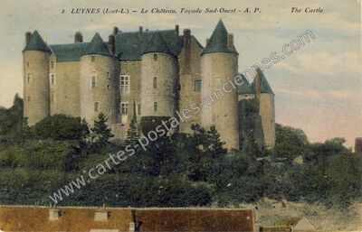 Carte postale ancienne Luynes Ch — Luynes (Indre-et-Loire)