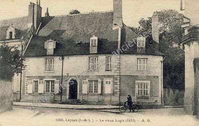 Carte postale ancienne Le vieux Logis (1655) — Luynes (Indre-et-Loire)