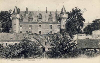 Carte postale ancienne Le Château — Montrésor (Indre-et-Loire)