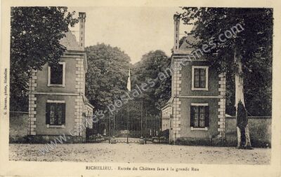 Carte postale ancienne Richelieu Ch — Richelieu (Indre-et-Loire)