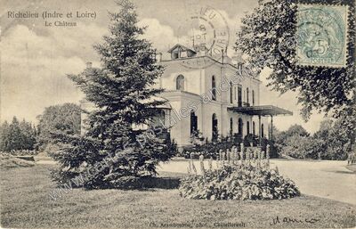 Carte postale ancienne Richelieu Ch — Richelieu (Indre-et-Loire)