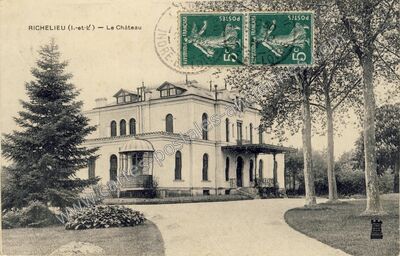 Carte postale ancienne Richelieu Ch — Richelieu (Indre-et-Loire)