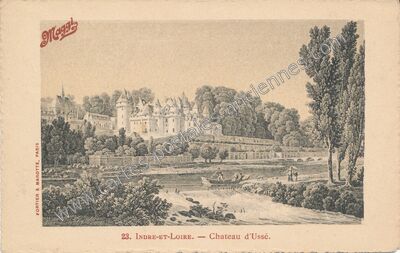 Carte postale ancienne Chateau d'Usse — Rigny-Ussé (Indre-et-Loire)