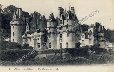 Carte postale ancienne Usse — Rigny-Ussé (Indre-et-Loire)