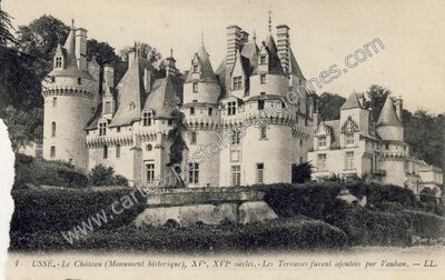 Carte postale ancienne Usse — Rigny-Ussé (Indre-et-Loire)