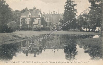 Carte postale ancienne Chateau de Cange — Saint-Avertin (Indre-et-Loire)