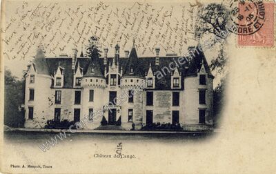Carte postale ancienne Chateau de Cange — Saint-Avertin (Indre-et-Loire)