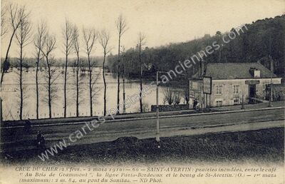 Carte postale ancienne St Avertin 1910 — Saint-Avertin (Indre-et-Loire)