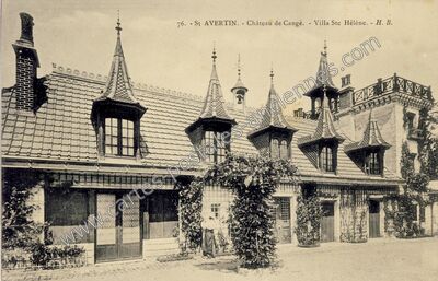 Carte postale ancienne Château de Cangé. - Villa Ste Hélène — Saint-Avertin (Indre-et-Loire)