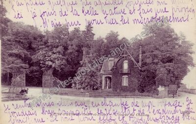 Carte postale ancienne L'entrée du Château — Saint Patrice (Indre-et-Loire)