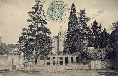 Carte postale ancienne Marmoutier — Tours (Indre-et-Loire)