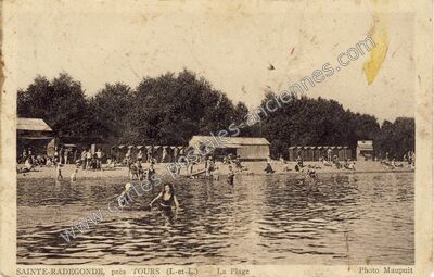 Carte postale ancienne Ste Radegonde — Tours (Indre-et-Loire)
