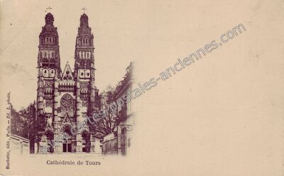 Carte postale ancienne Tours Cat — Tours (Indre-et-Loire)