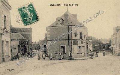 Carte postale ancienne Villaines — Villaines-les-Rochers (Indre-et-Loire)