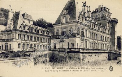 Carte postale ancienne Chateau de Villandry — Villandry (Indre-et-Loire)