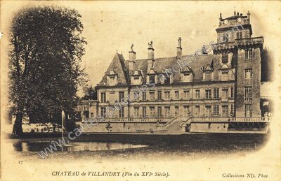Carte postale ancienne Chateau de Villandry — Villandry (Indre-et-Loire)