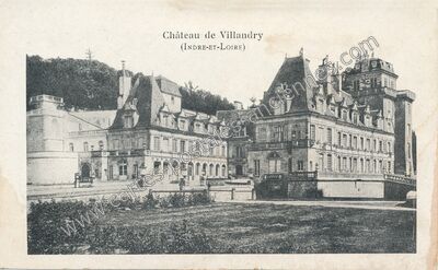 Carte postale ancienne Chateau de Villandry — Villandry (Indre-et-Loire)