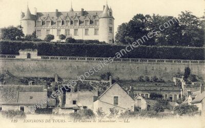 Carte postale ancienne Chateau de Moncontour — Vouvray (Indre-et-Loire)