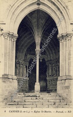 Carte postale ancienne Candes — Candes-Saint-Martin (Indre-et-Loire)
