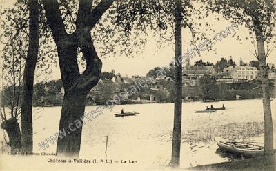 Carte postale ancienne Le Lac — Château-la-Vallière (Indre-et-Loire)