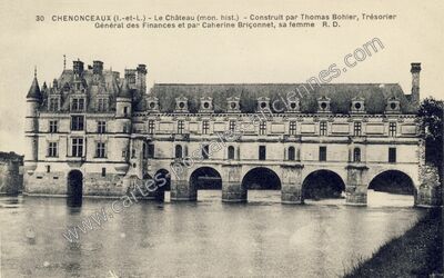 Carte postale ancienne Le Château (mon. hist.) — Chenonceaux (Indre-et-Loire)