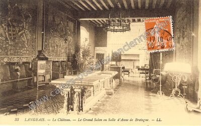 Carte postale ancienne Langeais Ch — Langeais (Indre-et-Loire)