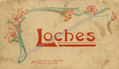 Carte postale ancienne Loches — Loches (Indre-et-Loire)