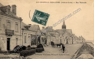 Carte postale ancienne La Chapelle-sur-Loire