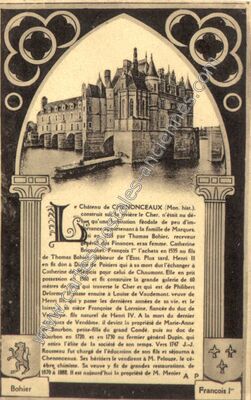 Carte postale ancienne Chateau de Chenonceaux — Chenonceaux (Indre-et-Loire)