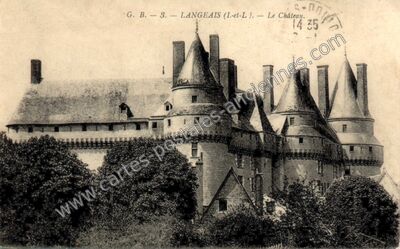 Carte postale ancienne Chateau de Langeais — Langeais (Indre-et-Loire)
