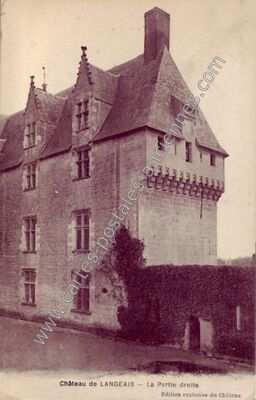 Carte postale ancienne Chateau de Langeais — Langeais (Indre-et-Loire)