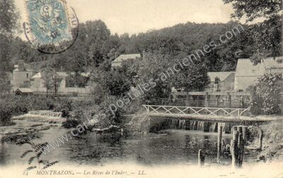 Carte postale ancienne Les Rives de l'Indre — Montbazon (Indre-et-Loire)