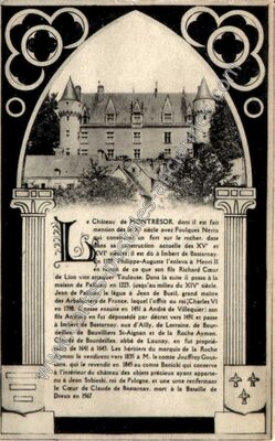 Carte postale ancienne Chateau de Montresor — Montrésor (Indre-et-Loire)