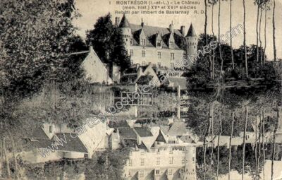 Carte postale ancienne Chateau de Montresor — Montrésor (Indre-et-Loire)